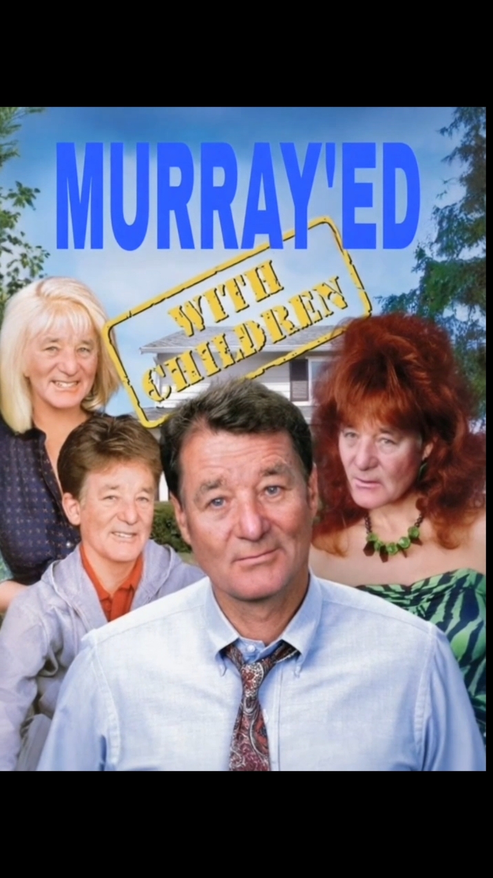 Bill Murray in MURRAY'ED WITH CHILDREN #BillMurray #marriedwithchildren #Nostalgia #funny #AIgenerated 