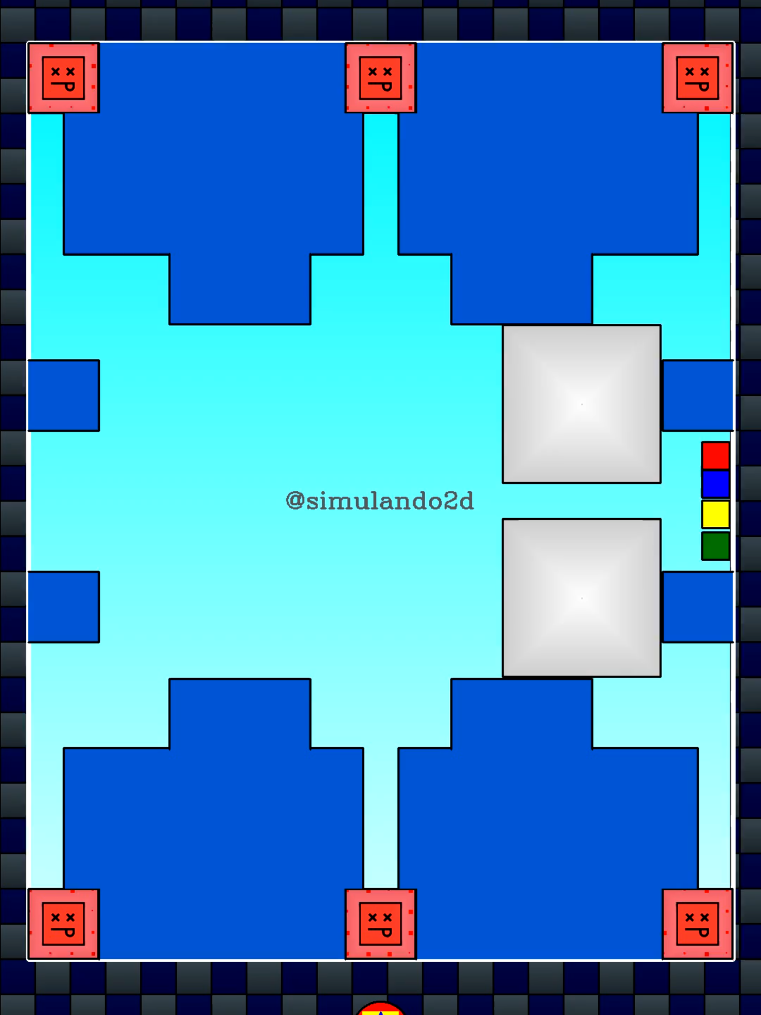 Square Race Deathmatch 🟦🟥🟨🟩 #squarerace #corridadequadrados #carreracuadrada #squareracegame #corridadequadrado #racingsquares #racingsquare #bouncingsquare