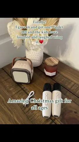 Viral Bluetooth Speaker and Karaoke 🎤 Brilliant Christmas Gift! 🎁♥️ #stockingfillers #tiktokshop #tiktokmademebuyit #blackfridaydeals 