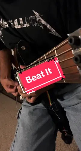 Beat It - Michael Jackson #fyp #viral #evh #mj #beatit #80s #guitartok #music #fender #guitar #shred #foryou #tiktok #yt #ig #superstrat #solo #stratocaster #cover #pop #rock #metal #foryoupage #riff 