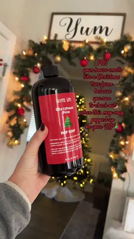 I’m drooling over the way my house smells 🎄✨🎄✨ #scentszn #mopsoap #christmas #christmastree #christmastiktok #CleanTok #cleaninghacks #cleanfreshhype #tiktokshopcybermonday #tiktokshopholidayhaul #blackfridaydeals #blackfriday #tiktokshopblackfriday 