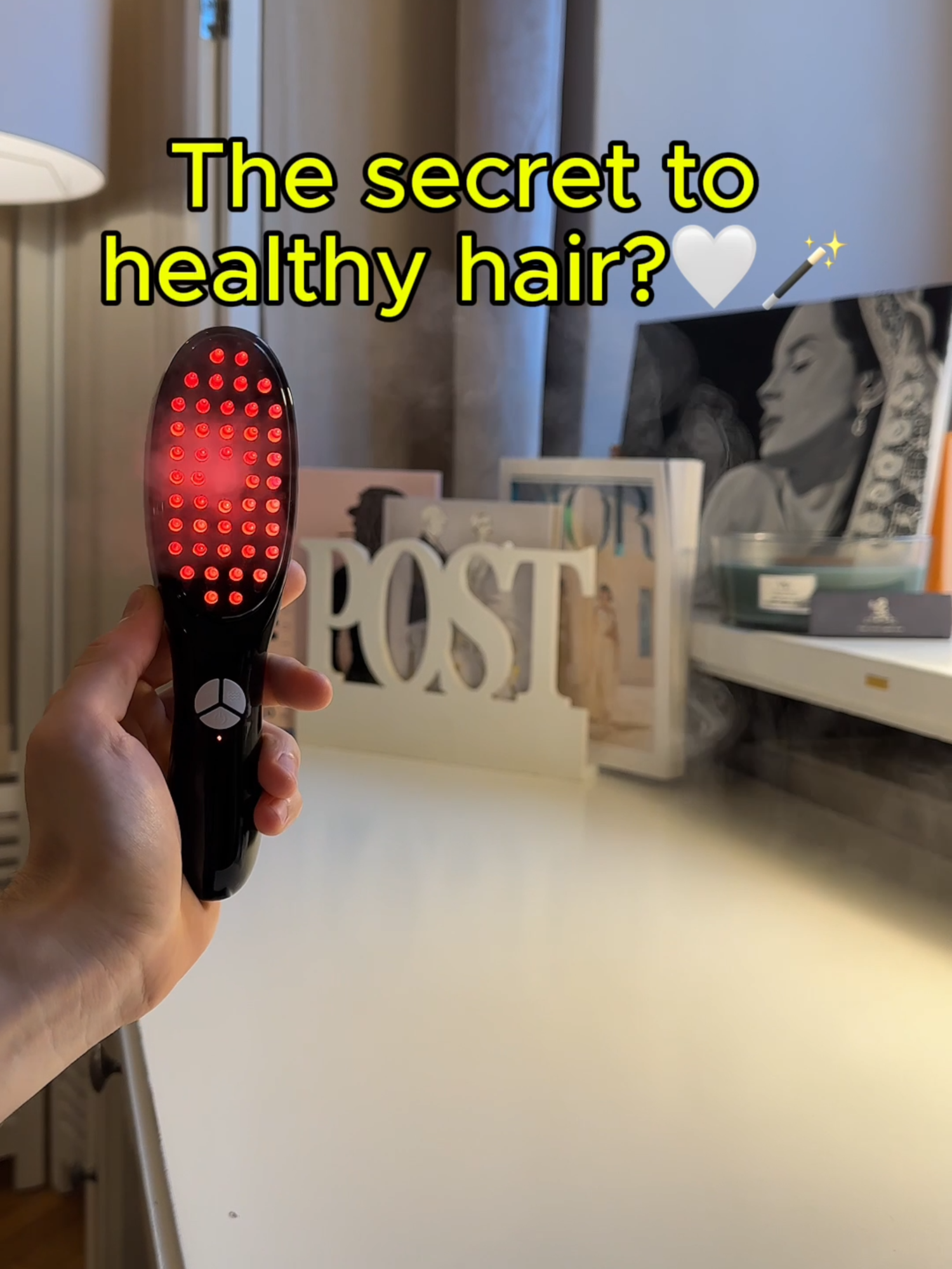 Discover the secret to fuller, healthier hair! 🌱 EssenceBrush™ combines red & blue light therapy, essential oils, and a soothing scalp massage all in one. See the difference with our 4-in-1 therapy for visible results! 💆‍♀️✨ #HairCareRoutine #HealthyHairTips #EssenceBrush #HairGrowth #RedLightTherapy #BlueLightTherapy #ScalpCare #BeautyGadgets #HairCareEssentials #HealthyScalp #SelfCareRoutine #BeautyTech