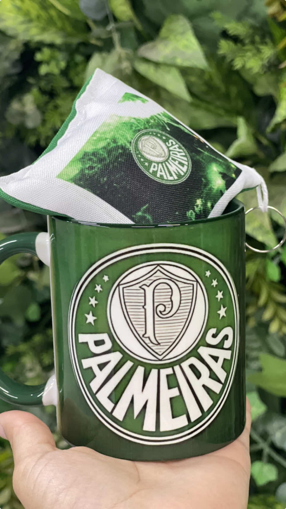 “Para os apaixonados pelo Verdão! Essa caneca personalizada do Palmeiras é perfeita para começar o dia com muita paixão e orgulho pelo nosso time. 💚⚽️☕️⠀ ⠀ #avantipalestra #palmeiras #verdão #fyp 