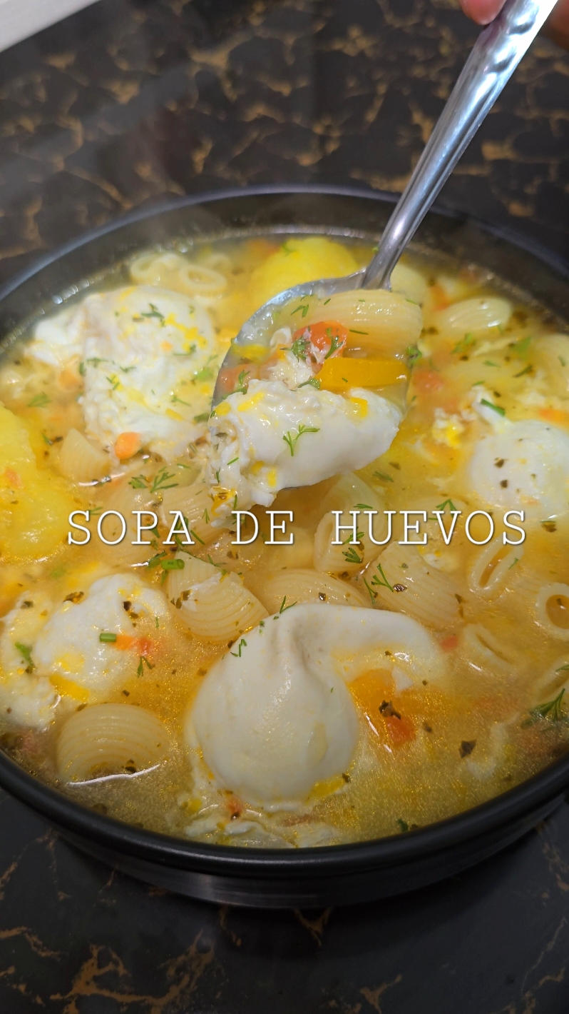 Una delicia Sopita Abrigadora 🍲😋😋🫶😊🇵🇪♥️♥️ #sopas #sopadehuevos #recetasfaciles #recetas #sopasecaldos #cocina #cocinando #recetastiktok #parati 