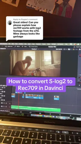 Replying to @Paypie hope this helps #videography #videographer #colorgrading #davinciresolve #fx3 #a7iii