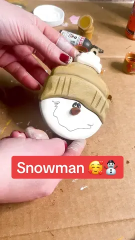 Little snowman face! #arttok #creatorsearchinsights #christmasthings #christmasseason #diyprojects #lasercut #holidaydecor #holidayprep #christmasornaments #handmadeornaments 