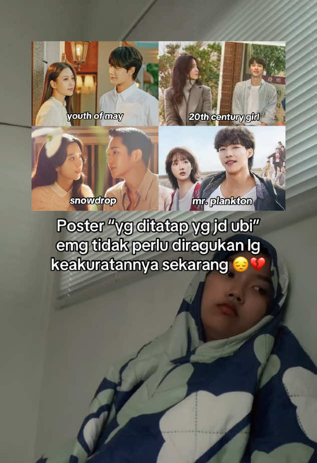 maju lo drakor sad ending, gw punya bpjs 😔🫵🏻#mrplankton #youthofmay #20thcenturygirl #snowdrop #kdrama 