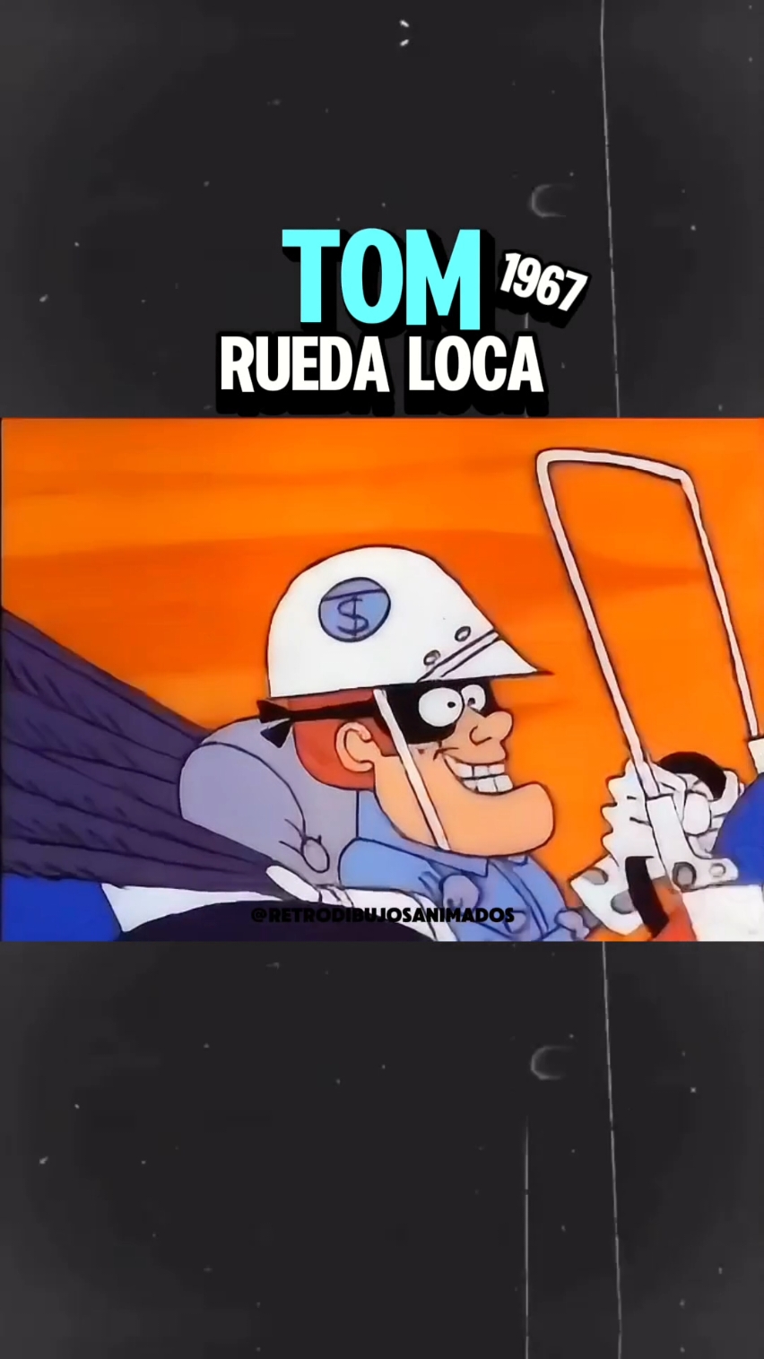 Tom Rueda Loca fue uno de los tres segmentos del programa de media hora, George de la Selva, creado por el Studio Jay Ward en el año 1967. Cada uno de los segmentos tenía una duración de entre 6 y 7 minutos. En Venezuela se transmitió por el canal vtv 📺 en los años 70. #comiquitas #vintagetv #cartoon