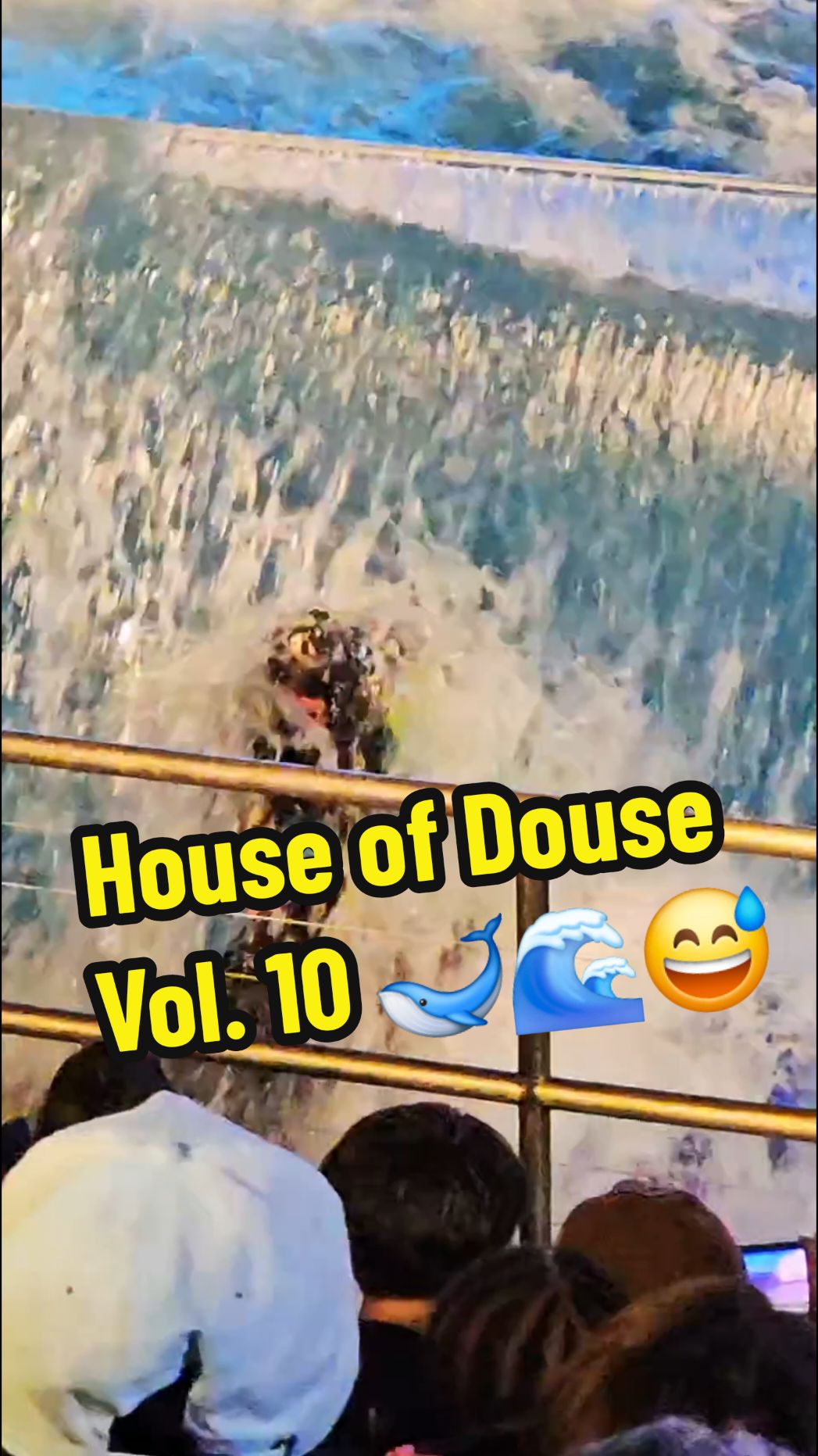 House of Douse Volume 10: Extra Extra Extra Extra Soaked Edition! On this cold November, this poor kiddo volunteer didn't know how soaked she was gonna get! Corky and Ikaika brought the Douse! 🐋🐋🌊🌊🌊🌊😅 SeaWorld San Diego California Orca Encounter Killer whales #orca ##killerwhale #seaworld #sandiego #seaworldsandiego #orcaencounter 