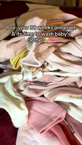 Time to wash bbg clothes 🥹🫶 dont get me started on how many tags these baby clothes have🥲#38weekspregnant #foryoupage #soontobemomof2 #MomsofTikTok #expectingmom 
