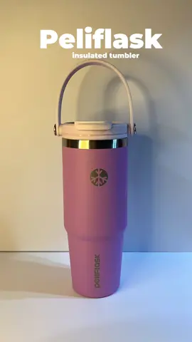 My new insulated tumbler from peliflask 💜✨ @Peliflask #peliflask #peliflasktumbler #tumbler #insulatedtumbler #vacuumflask #tiktokfinds #affordable #fyp #fypシ 