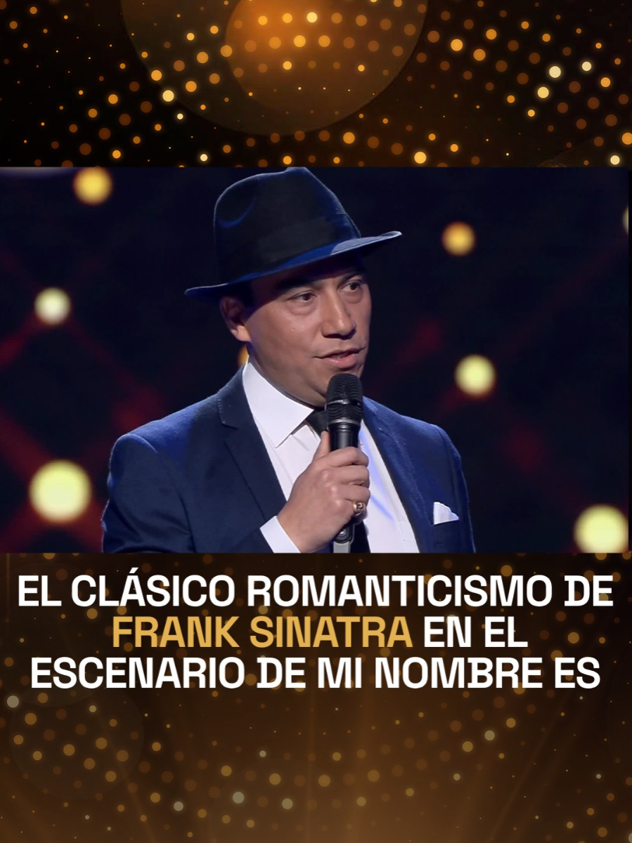 ✨ #MiNombreEsTVN | El clásico romanticismo de Frank Sinatra en el escenario de Mi Nombre Es ❤️👏