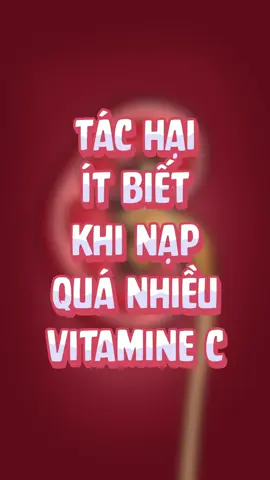 Điều gì sẽ xảy ra nếu bạn uống quá nhiều Vitamine C ? #hhbx #hoathinhbox #hoathinh #kienthuc #LearnOnTikTok