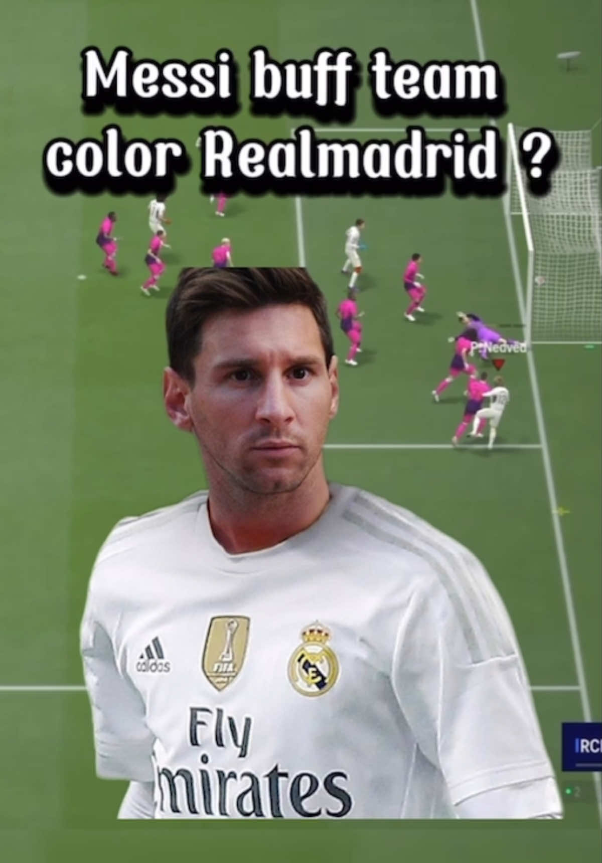 🇦🇷 Lionel Messi buff team color Realmadrid sẽ như thế nào ? #fconline #messi #realmadrid #hoangminhfco #xuhuongtiktok 