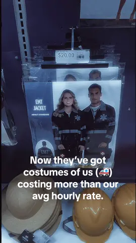 Making this while working a 24 hour shift. #firstresponders #emslife #wages #livablewage #halloween #costume #emt #emtsoftiktok #hourlypay #ems #emergencymedicine #fyp #fypシ #fypage #foryou #foryoupage #fyppppppppppppppppppppppp 