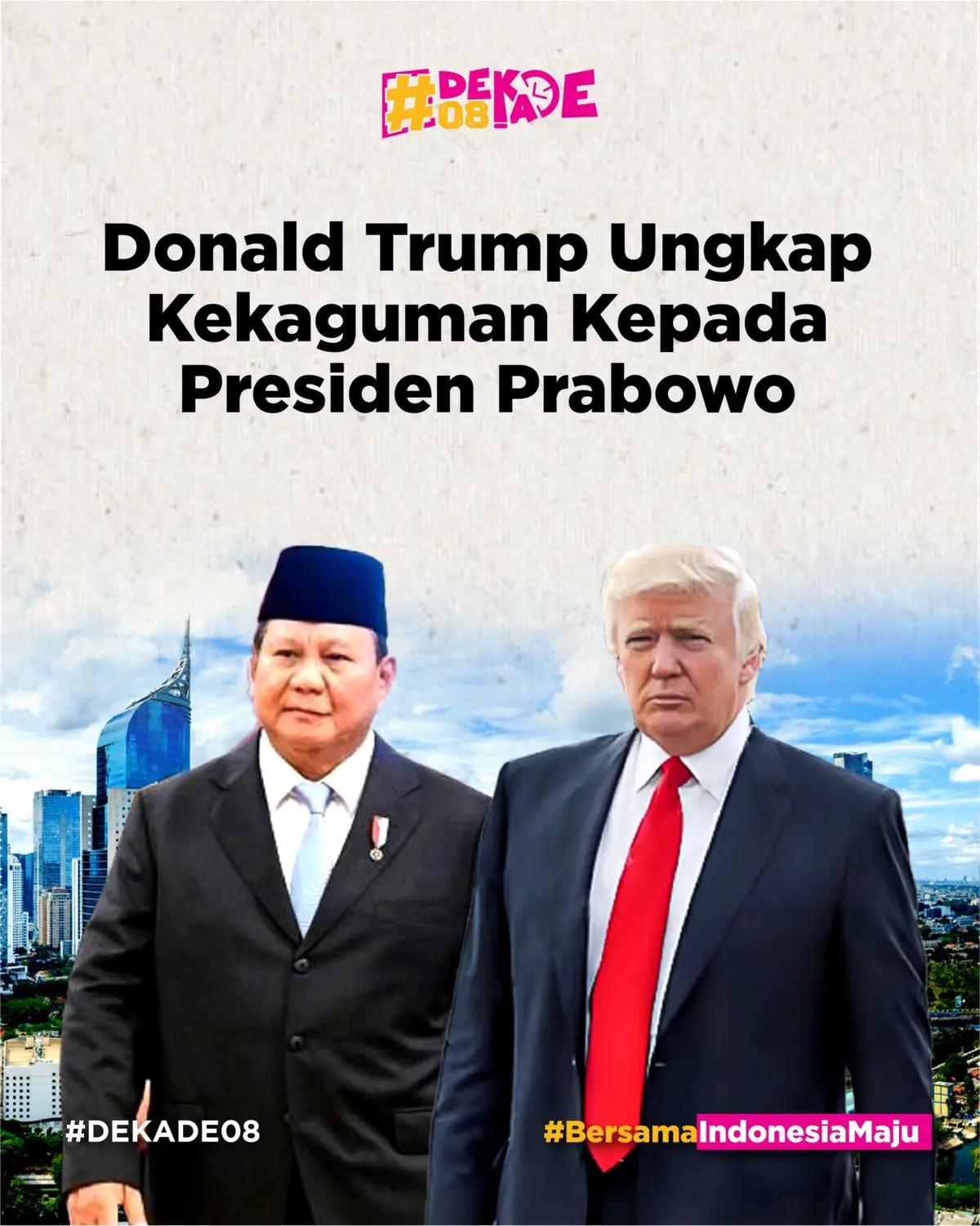 Presiden RI Prabowo Subianto mengucapkan selamat secara langsung via telepon ke presiden terpilih Amerika Serikat (AS) Donald Trump. Prabowo kini sedang berada di AS untuk memenuhi undangan pertemuan dengan Presiden AS Joe Biden. Ini adalah kunjungan pertama Prabowo ke AS sebagai presiden. #presidenprabowo #prabowosubianto #amerikaserikat #luarnegeri #donaldtrump #dekade08 