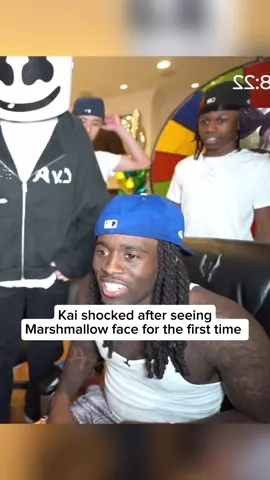 Kai is shocked after seeing marshmallow face for the first time #fyp #trending #kaicenat #xyzbca #marshmellow 