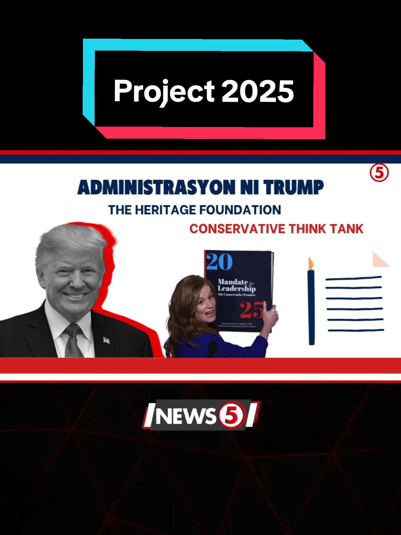 #N5DOriginals | Sa pagkapanalo ni President-elect #DonaldTrump sa #USElections2024, muling lumutang ang #Project2025 na tila isang plano para sa isang konserbatibong Amerika. Alamin ang nakapaloob sa blueprint na ito. #News5 #NewsPH #SocialNewsPH 