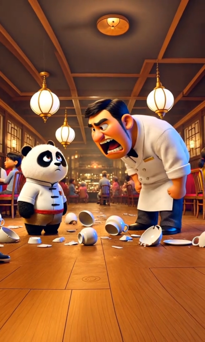 sedih, pao abis dipecat #panda #animasi #animation 