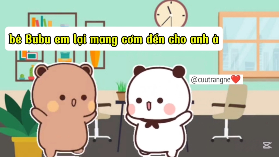 Bubu mang cơm trưa cho Dudu #bubu #dudu #bubududu #一二布布 #lovely #xuhuong #for #fpyシ 