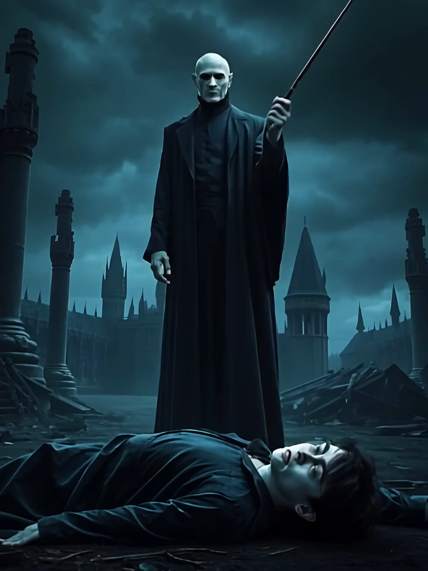 ¿Qué pasaría si Voldemort ganaba en Harry Potter? #harrypotter #finalinesperado #peliculas #series #voldemort #finalalternativo