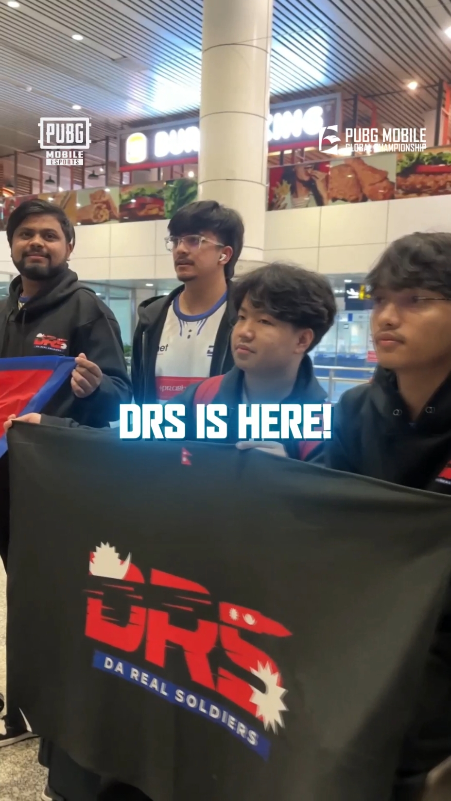 Arrived in style, flag in hand! DRS is ready for Week 3 in Malaysia! 🚀 🇳🇵 🔴 Watch the PMGC League Stage LIVE from 31st Oct - 24th Nov. 📺 YT/FB PUBG MOBILE ESPORTS South Asia 📺 YT/FB PUBG MOBILE Bangladesh 📺 FB PUBG MOBILE Nepal Official #GamingOnTikTok #WhoToFollow #PMGC2024 #PUBGMOBILE #PUBGMOBILEESPORTS 