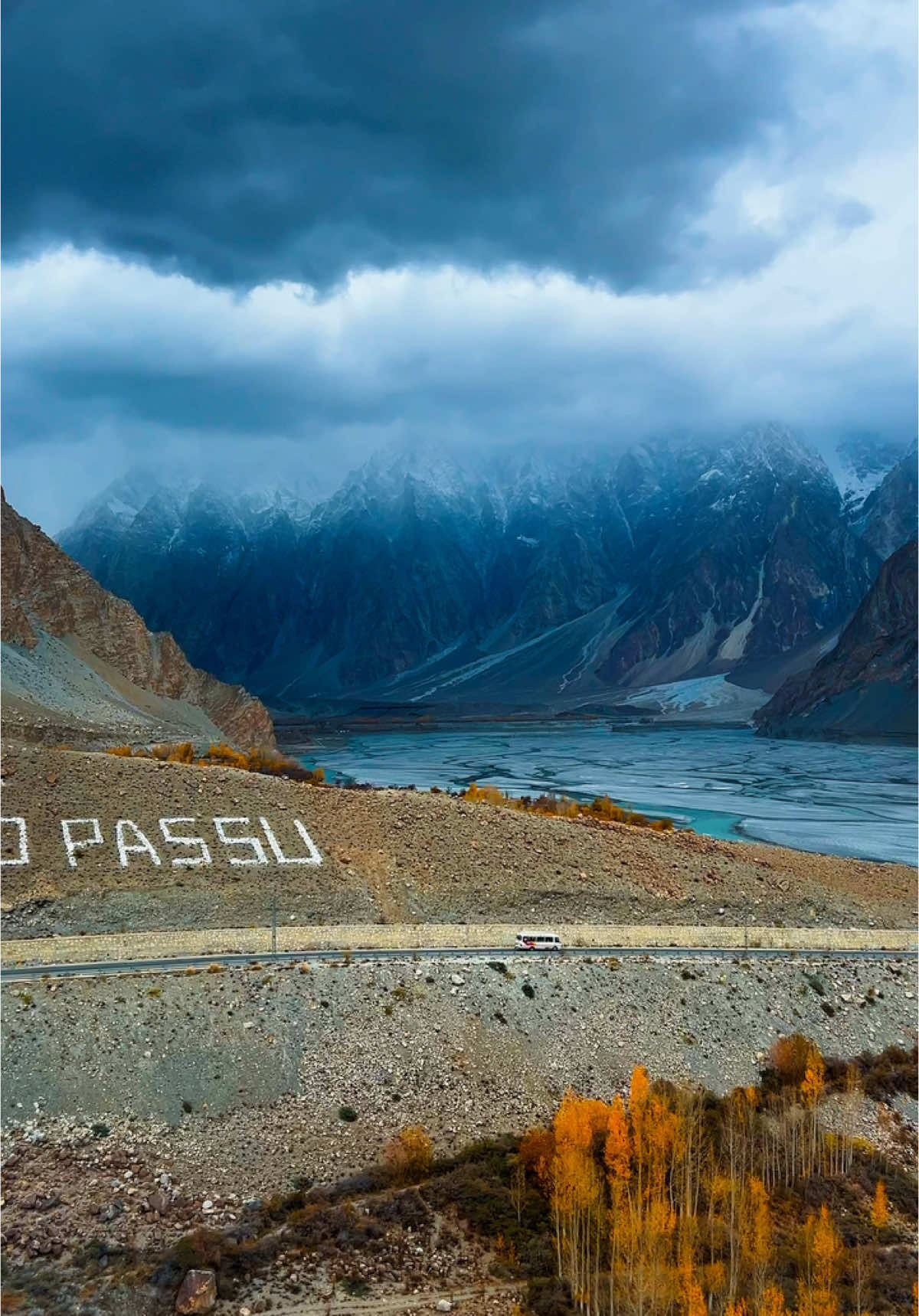Passu cones Hunza valley these days  #foryou #foryoupage #k2adventureclub 