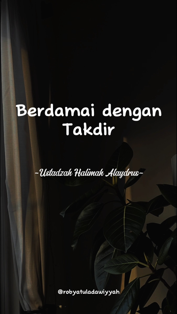 TakdirNya memang berat, tapi keluar dari Rahmat dan RidhoNya jauh teramat lebih berat✨ Semoga kita selalu dalam RidhoNya❤️ #allahummabarik #nasihatislami #muslimahhijrah #muslimah #ustadzahhalimahalaydrus #motivasihidup #kajianmuslimah #tausiyah #majelis #berdamaidengantakdir #takdir 