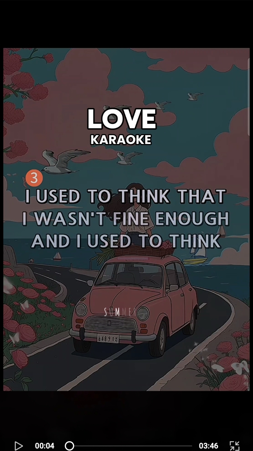 Love @cutiexyriel  Karaoke Song with Lyrics #karaoke #karaoketiktok #karaokechallenge #duet #kantahan #videoke #lyrics #foryou #pinoytiktok 