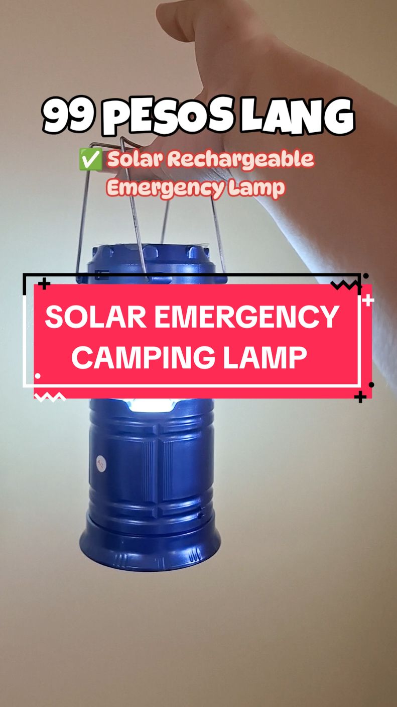 Perfect ito pangregalo para kapag nagkaemergency brownout, may lamp kana may flashlight ka pa. ✅️✅️✅️ #solar #emergencylight #solarlamp #rechargeable #essentials #tiktokfinds #tiktokmademebuyit #recosniey #fyp #viral #trending