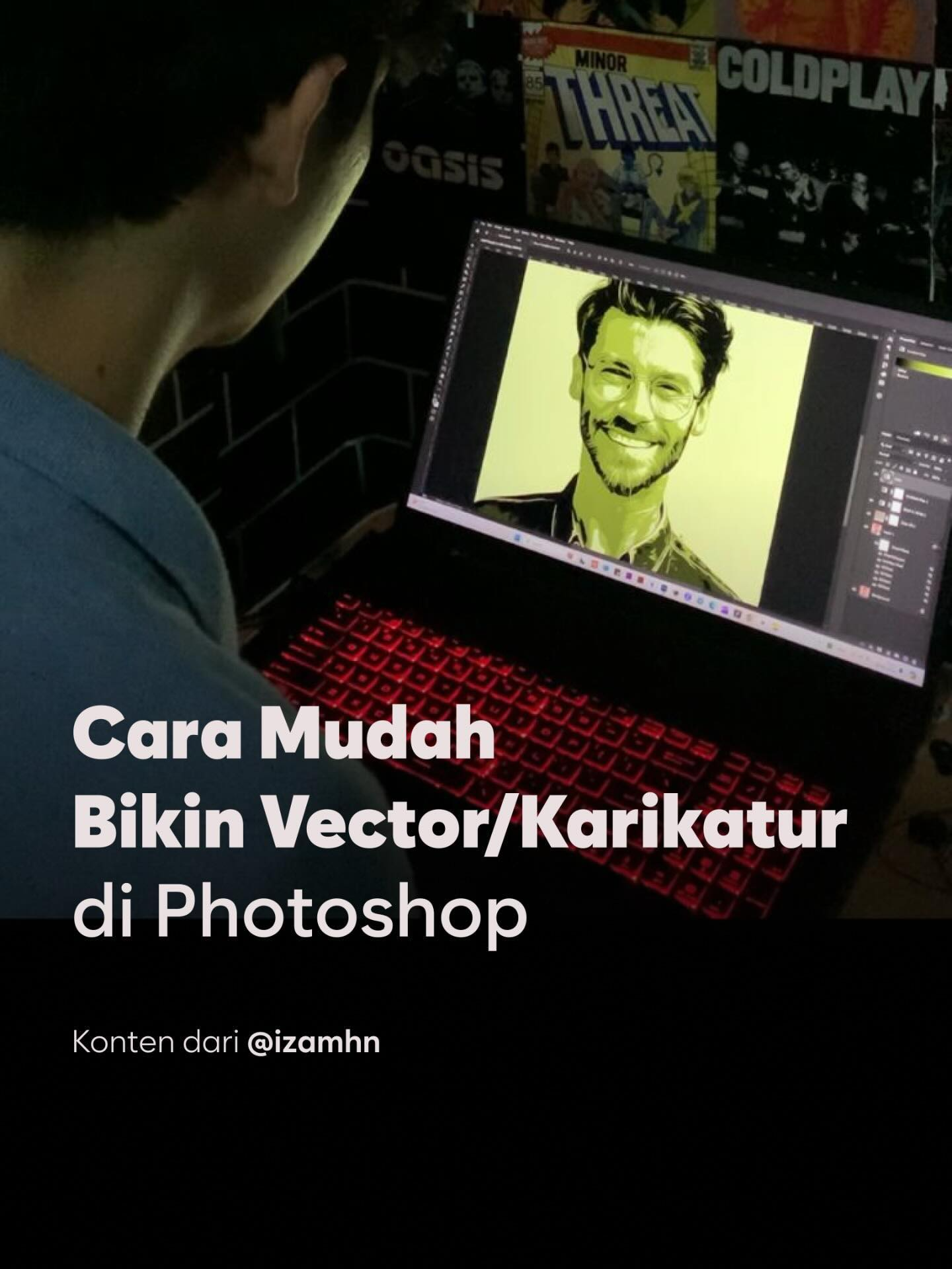 Cara Membuat Vector Art di Photoshop #belajardesain #desaingrafis