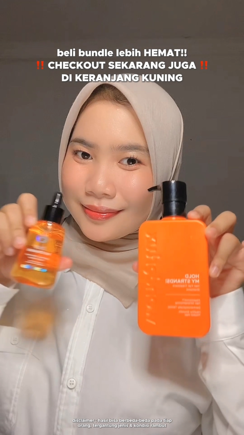 beli bundle Hold My Strands Series lebih hemat!!! Buruan checkout sekarang🥳🧡 #haircare #haircareroutine #haircareproducts #fyp #wonderlux #wonderluxofficial #wonderluxhairserum 