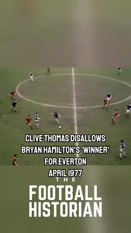 Clive Thomas disallows Bryan Hamilton's derby winner for Everton in 1977 ❌️ #clivethomas #bryanhamilton #everton #liverpool #merseysidederby #refereemistake #referee #facup #football #footballedit #footballtogether #footballquotes #Soccer #footy #footyedit #footballhistory #footballhistorian #footballtiktok #footytiktok #soccertiktok 
