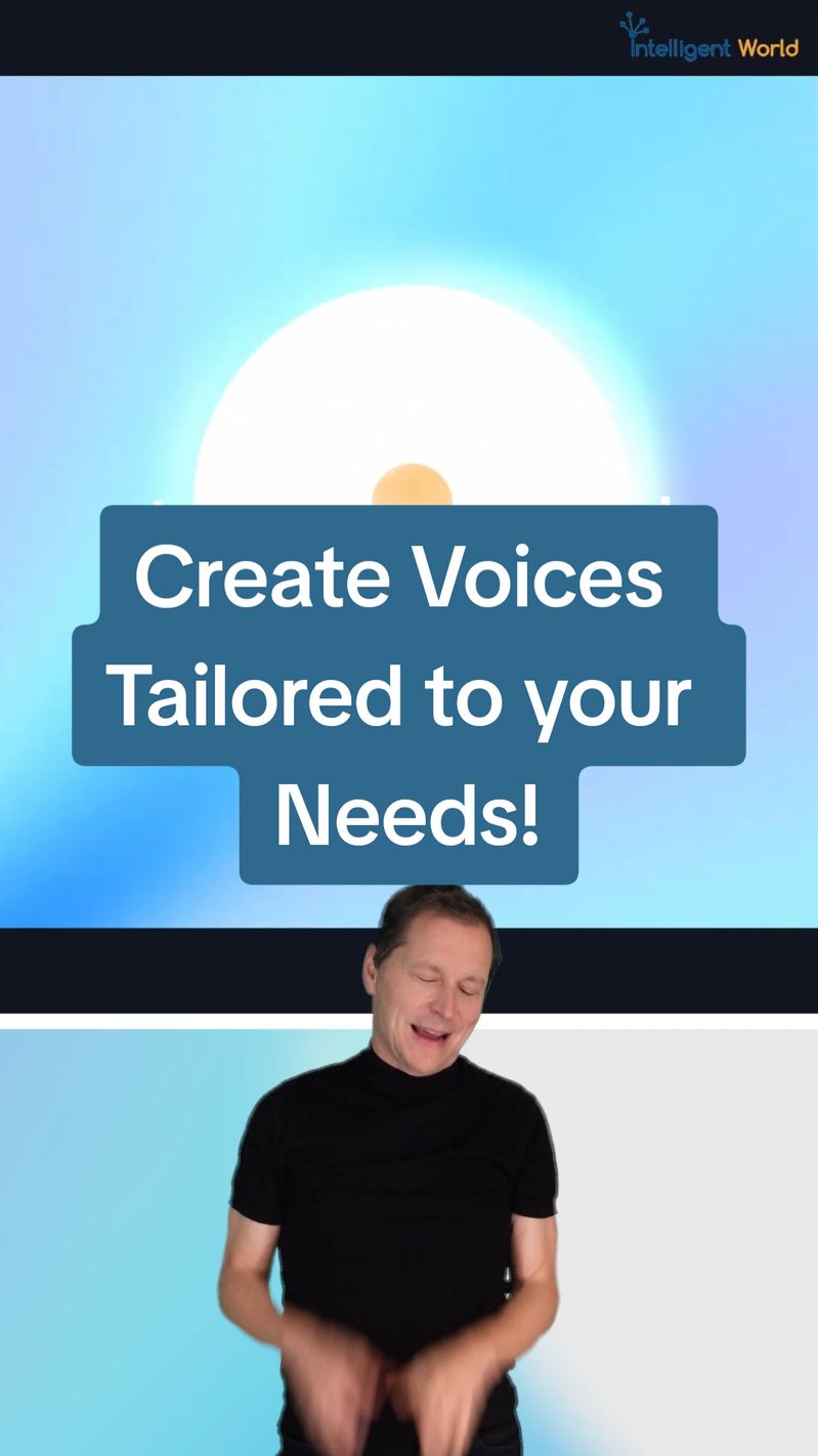 Create Voices Tailored to your Needs!
 
 Eleven Labs, thanks for sharing
 
 Don't miss out on the latest AI advancements! Follow my channel today! 
 
 #LearnOnTikTok #AI #Creativity #AIArt #Technology #FutureTech #CustomerExperience #TextToSpeech 
