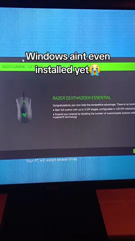 @Razer Razer synapse really wants to be installed || #razer #windows #fy #fyp #NXSTechtok 