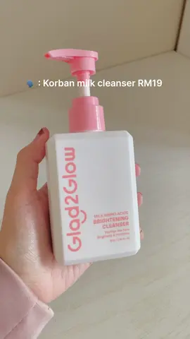 first time pakai cleanser bau susu! 😍🧴 #milkcleanser #cucimukapakaisusu #milkcleanserg2g 