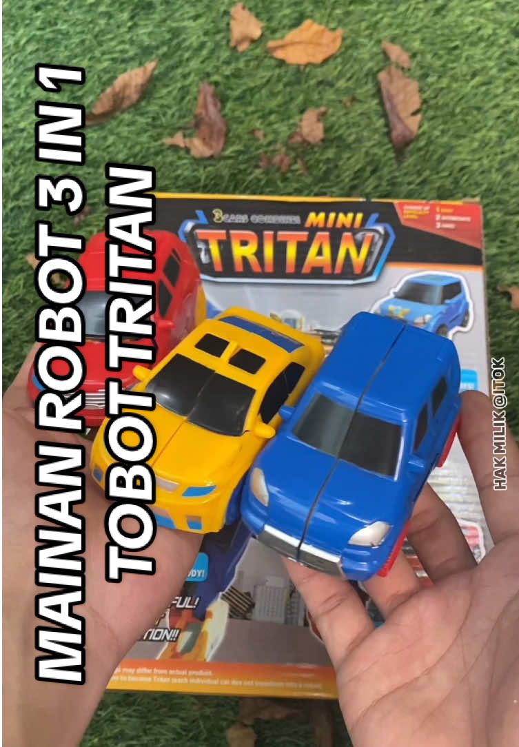 mainan tobot tritan robot 3in1 #mainantobot #robotrobotan #mainanrobotbisajadimobilmobilan #mainanrobot #tobottritan 