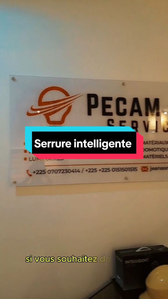 La référence en matière de serrures intelligentes. #serrureintelligente #technology #tiktok225🇨🇮 #cotedivoire🇨🇮225 #pourtoi 