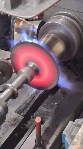 Hydro power meet stainless steel! 🔥 Can you guess why we heat up the metal while spinning? 🤔 Drop your best guess in the comments below!  . . . Hit the like and follow button, to learn more about Metal Spinning!  . . . #asmr #manufacturing #engineering #metalspinning #satisfyingvideo #madeinuk #hot #howitsmade 