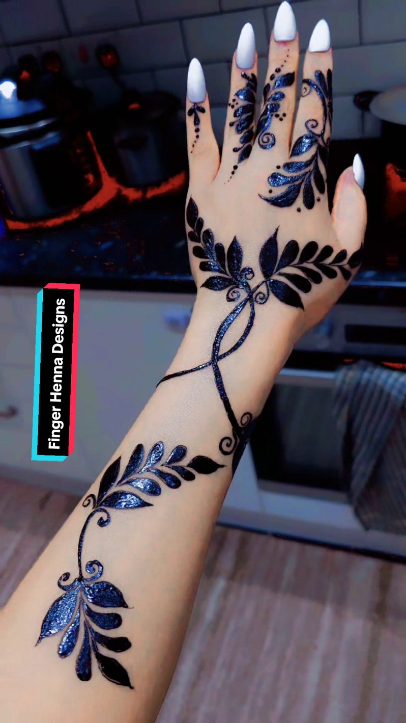 Finger Henna Designs #creatorsearchinsights 