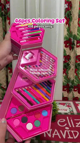 Perfect christmas gift for kids mima! sobrang mura lang and very useful narin 🥰✨ #coloringmaterials #coloring #coloringset #artmaterials #christmasgift 