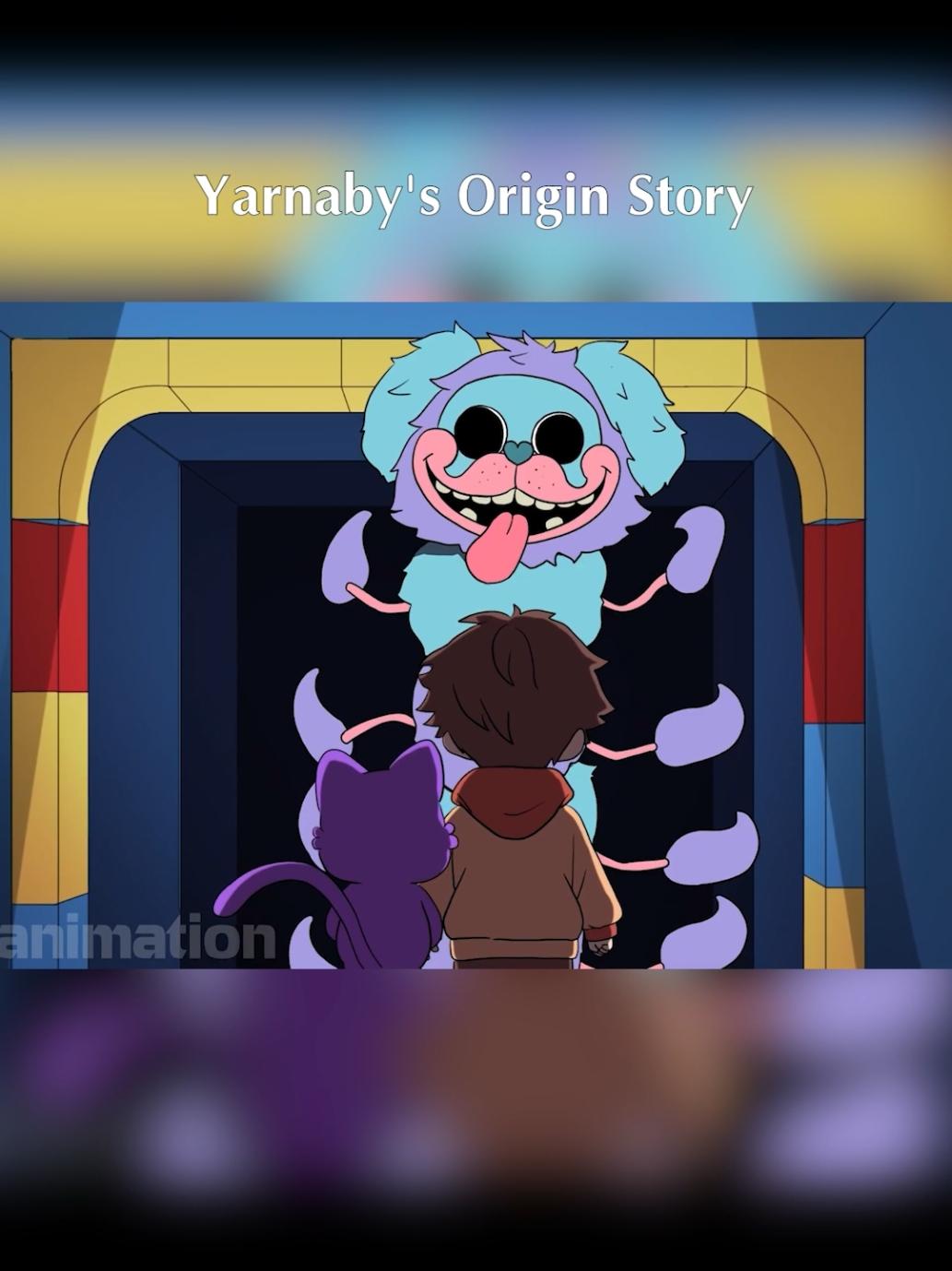 Yarnaby's Origin Story | POPPY PLAYTIME X NIGHTMARE CRITTERS | Leona Animation #poppyplaytimechapter3 #catnap #dogday #huggywuggy #smillingcritters  #animation #cartoon  #viral #foryou 