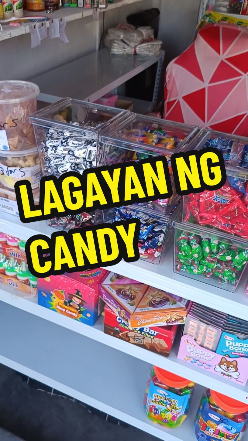 Ang ganda Lagayan ng Candy or Anything.. napaka aesthetic pa tignan.. #acrylicorganizer #boxorganizer #candyorganizer #grocery #candies #sarisaristore 