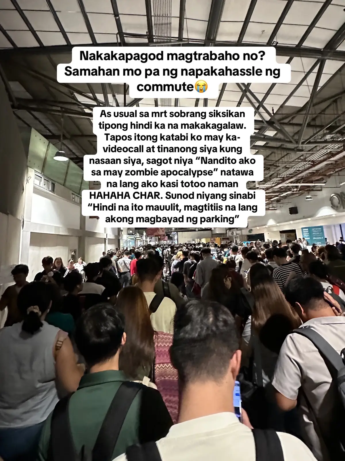 Pero hindi pa ito yung buhay na deserve natin, kaya patuloy lang🥺 #worklifebelike #work #workstruggles #commuterlife #fyp #camillevelasco #commute #life #mrt #lrt #longride #lifestruggles 