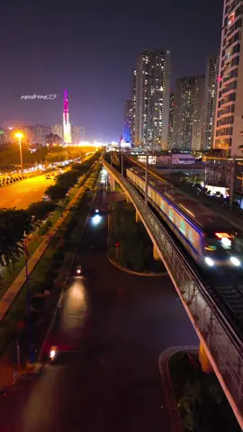 Ho Chi Minh City metro undergoing testing ahead of official commercial launch in December. Video by DJI MINI 3 drone #saigon #neodrone29 #hochiminhcity #metrosaigon #metro