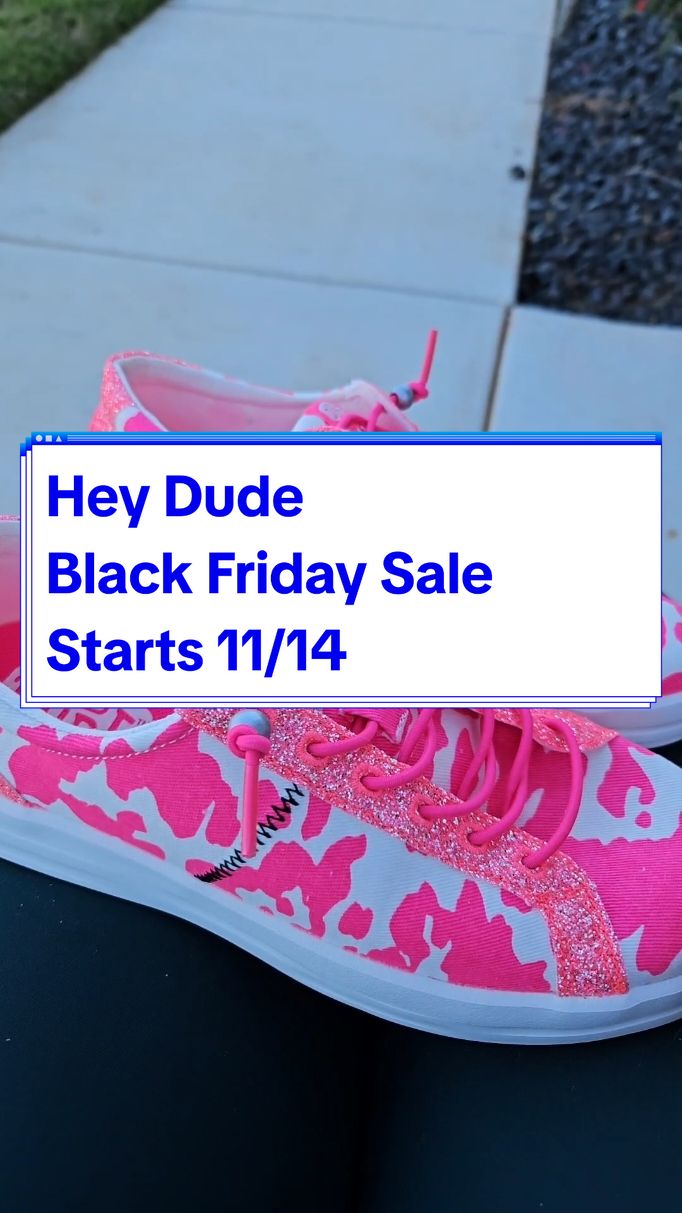 Grab your favorite colors before they sell out. These Hey Dude Karina Sneakers are the best!!! So many fun color options, but sizes do run out so get them quick! #TiktokShopBlackFriday #tiktokshopcybermonday #ttslevelup #HeyDude #HeyDudeSneakers #womensheydude #casualshoes #comfyshoes #blackfridayfashion 