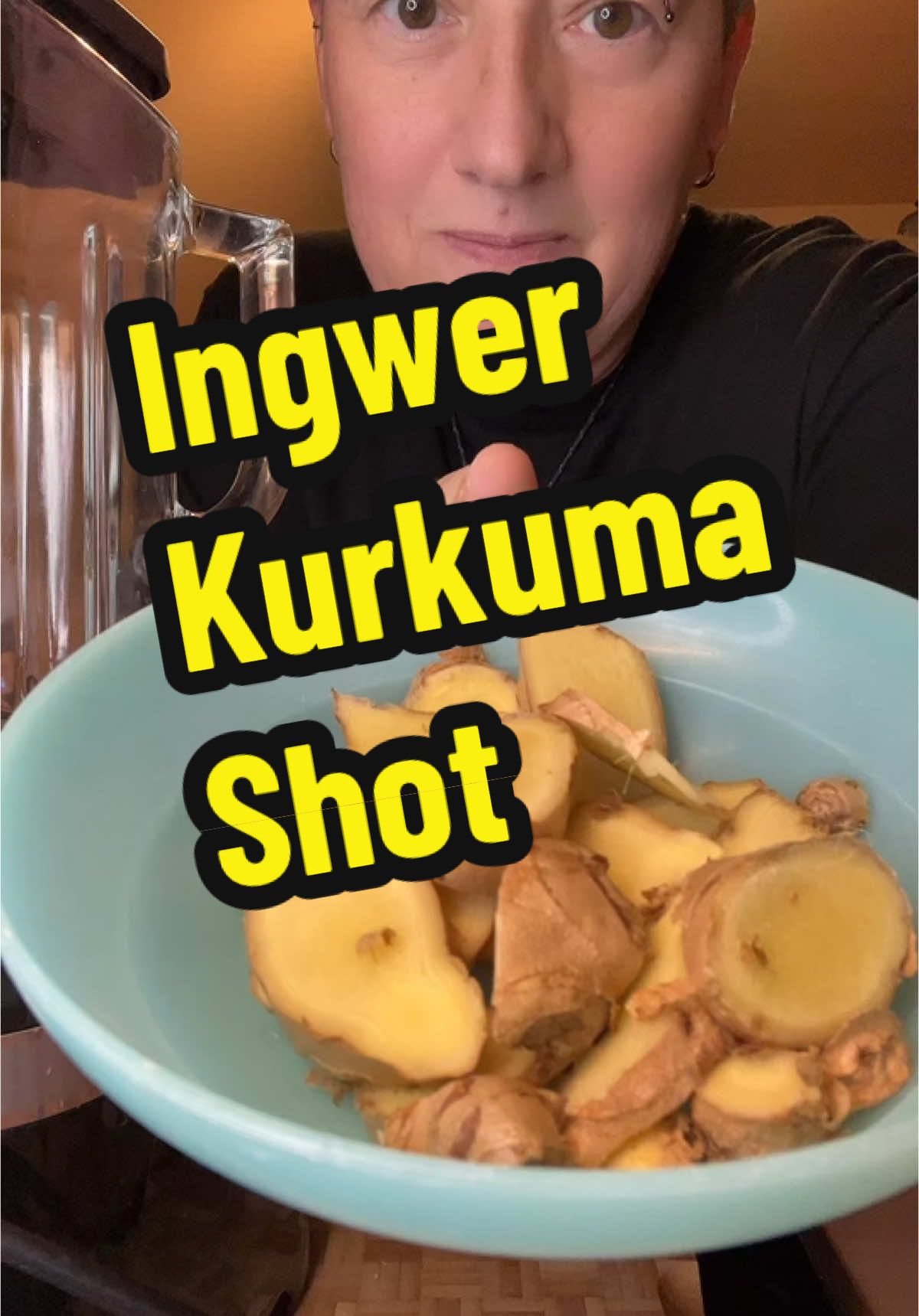 Ingwer Kurkuma Shot #essen #foryou #selberkochen #viral #ingwershot 