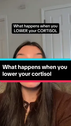 This is what happens when you lower your cortisol  #cortisol #stress #acne #hairloss #sleep #healing 