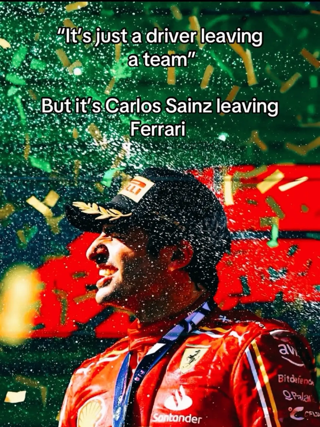 a boy with a dream #carlossainz #ferrari #F1 #formula1 #scuderiaferrari #fyp #perte #charlesleclerc 