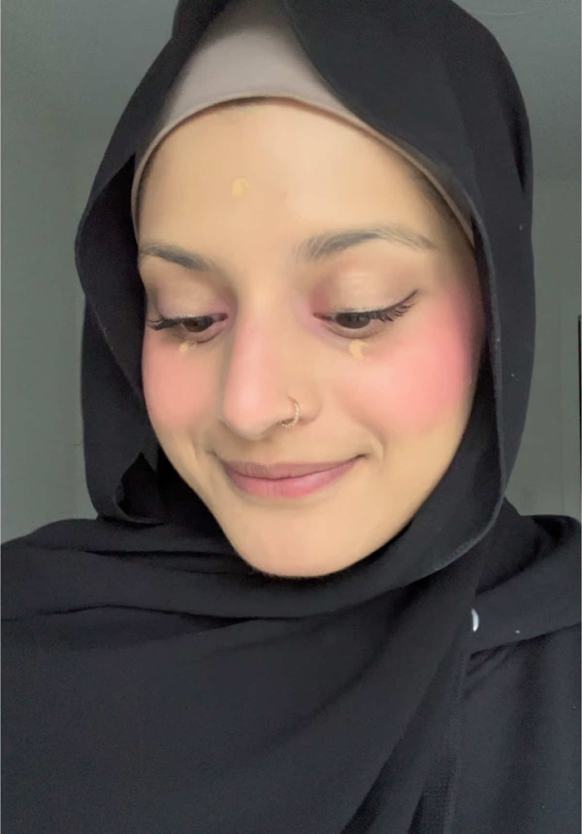 bush blindness 11/10 Hoodie: @NAZRR نظر  Eyeshadow: @UrbanDecayCosmetics  Eyeliner & Blush: @e.l.f. Cosmetics  Concealer: @Too Faced  Mascara: @essence cosmetics  . . . . #hijabi #grwm #grwmmakeup #grwmreel #makeup #makeuptutorial #modestfashion #hijabi #yyc #yvr